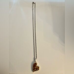 Brighton Cascade Heart reversible pendant necklace